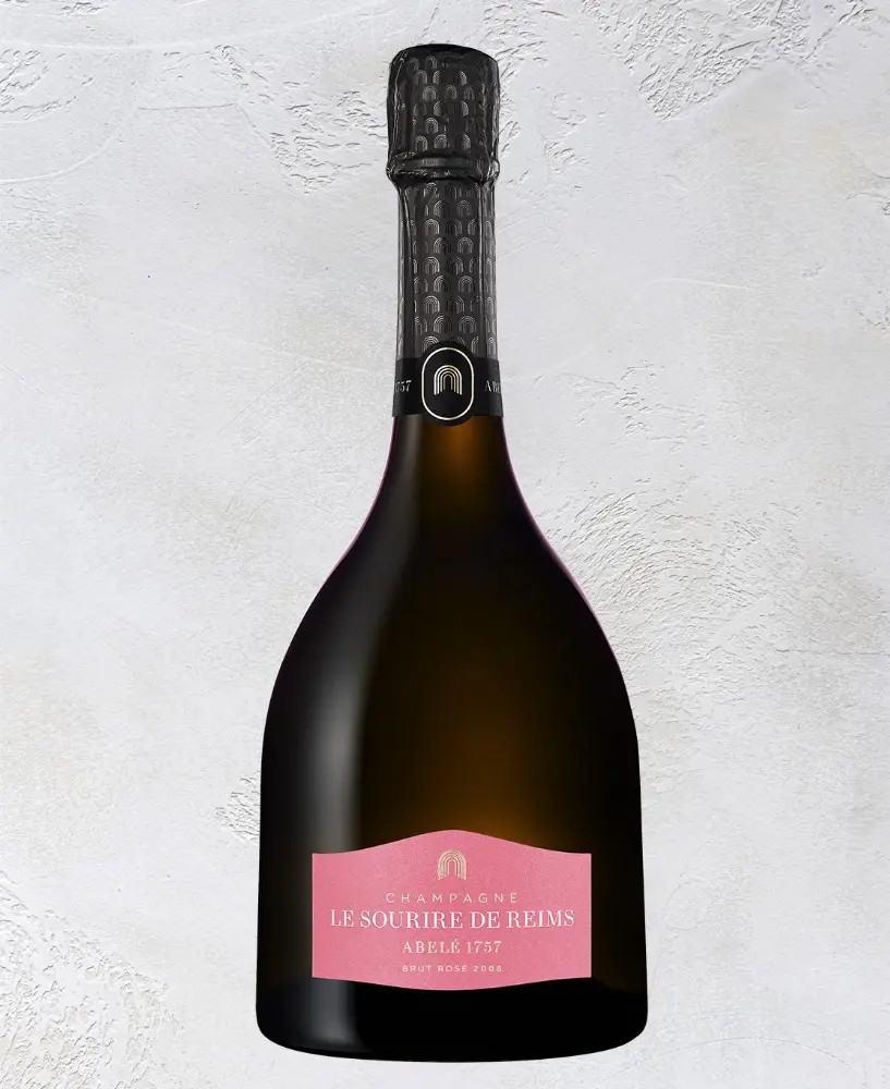 La Fine Bulle Épernay Sourire de Reims Rosé nue 2008 Champagne Abelé 1757
